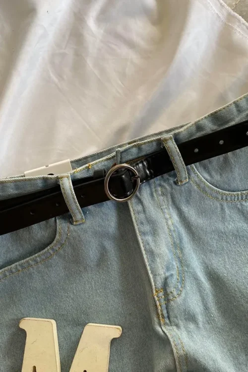 Circle Leather Belt