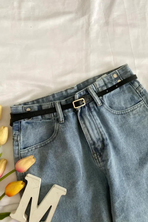 Matchy-matchy Thin Leather Belt