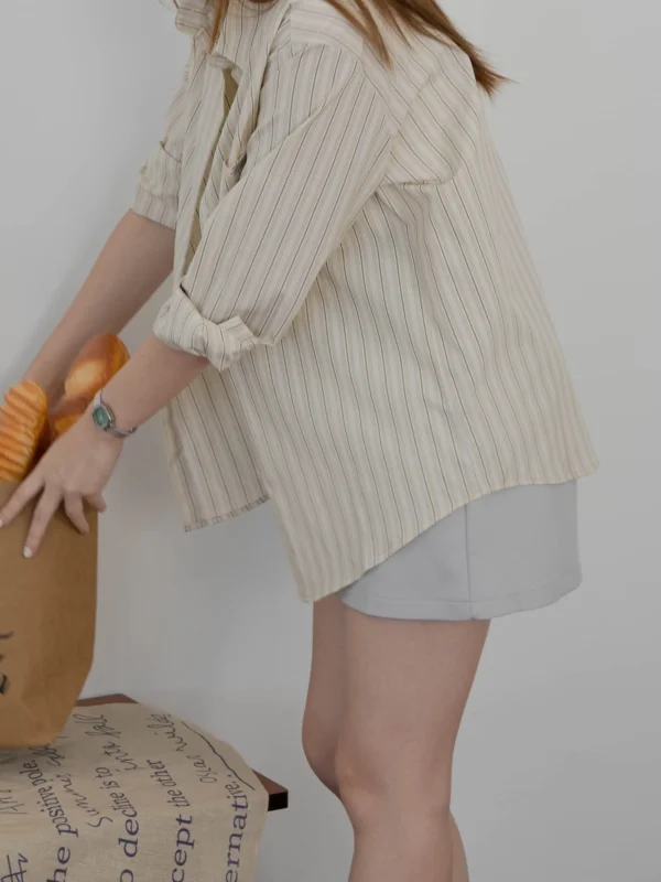 Cappuccino Stripe Blouse - Image 3