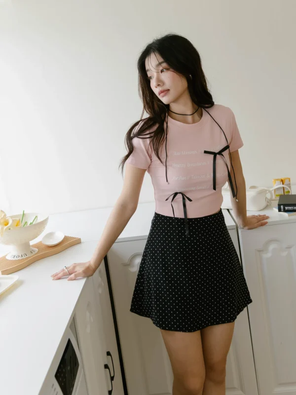 Miu Girl Polka Dot Skort - Image 3