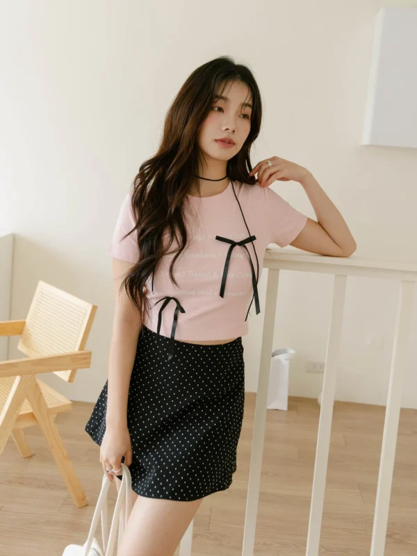 Miu Girl Polka Dot Skort - Image 2