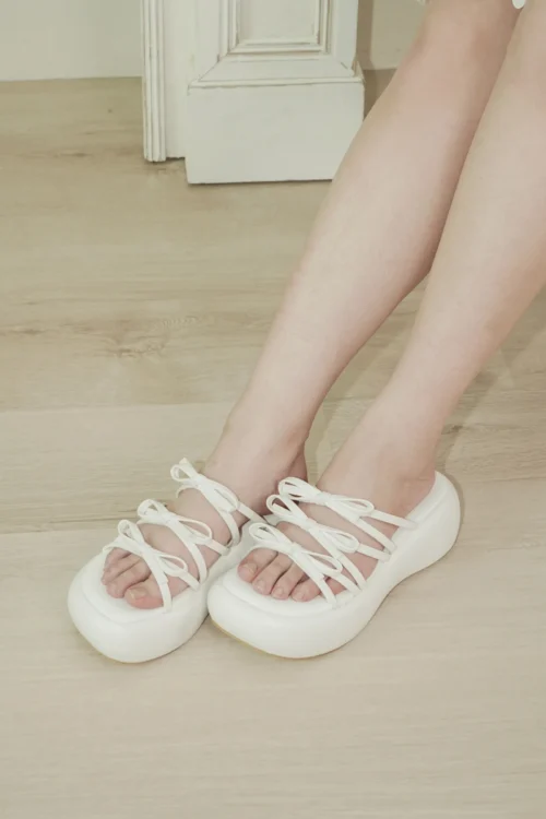 Ribbon Chunky Sandal