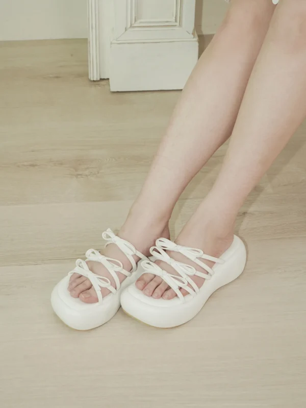 Ribbon Chunky Sandal