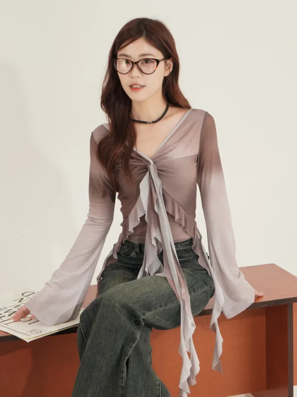 Rusted Veil Irregular Top - Image 4